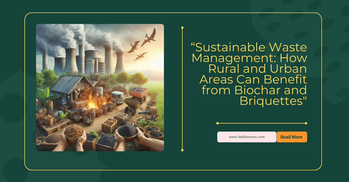 Sustainable Waste Management: How Rural and Urban Areas Can Benefit from Biochar and Briquettes