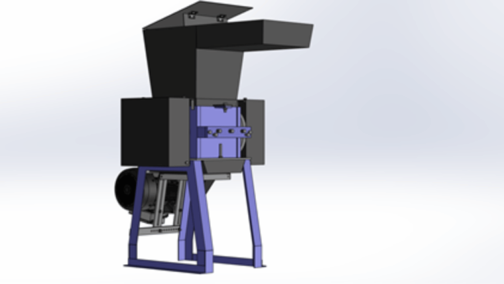 Shredding system for wood, plastic, and metal recycling
